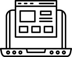 Layout Icon Design Symbol vector