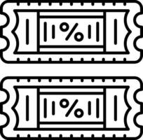 Ticket Icon Design Symbol vector