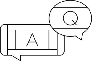 Interview Icon Design Symbol vector