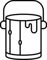 Paint Bucket Icon Design Symbol vector