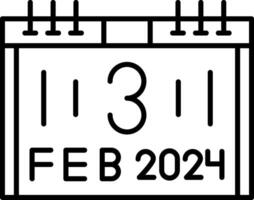 Calendar Icon Design Symbol vector