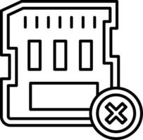 Delete Icon Design Symbol vector