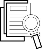 Investigation Icon Design Symbol vector