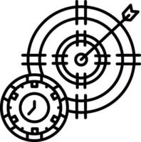 Goals Icon Design Symbol vector