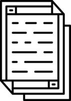 Document Icon Design Symbol vector