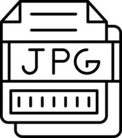 JPG Icon Design Symbol vector