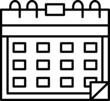 Calendar Icon Design Symbol vector