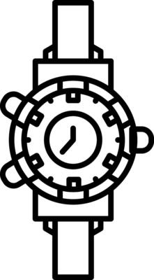 Wrist Watch Icon Design Symbol