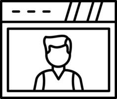 Webinar Icon Design Symbol vector