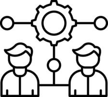 HR Manager Icon Design Symbol vector