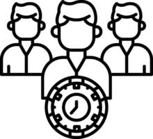 Team Management Icon Design Symbol vector