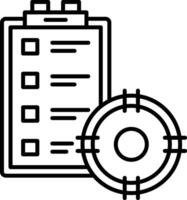 Target Icon Design Symbol vector