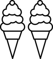 Ice Cream Icon Design Symbol vector