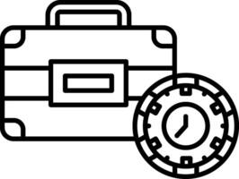 Suitcase Icon Design Symbol vector