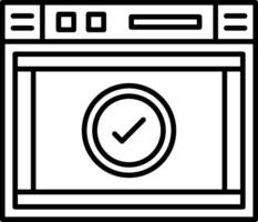Verification Icon Design Symbol vector