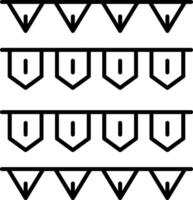 Garlands Icon Design Symbol vector