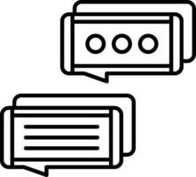 Conversation Icon Design Symbol vector