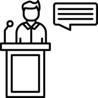 Speech Icon Design Symbol vector