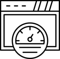 Performance Icon Design Symbol vector