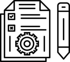 Document Icon Design Symbol vector