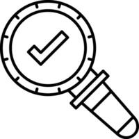 Magnifying Glass Icon Design Symbol vector