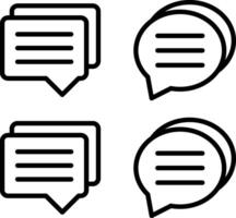 Chat Box Icon Design Symbol vector