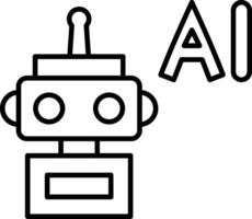 Ai Assistant Icon Design Symbol vector