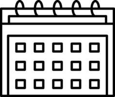 Calendar Icon Design Symbol vector