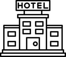 Hotel Icon Design Symbol vector
