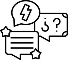 Brainstorming Icon Design Symbol vector
