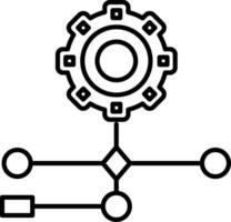 Workflow Icon Design Symbol vector