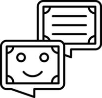 Chat Icon Design Symbol vector