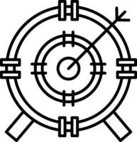 Target Icon Design Symbol vector