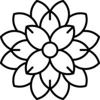 Lotus Flower Icon Design Symbol vector