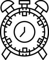 Alarm Clock Icon Design Symbol vector