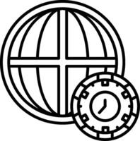 Worldwide Icon Design Symbol vector