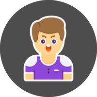 Awe Flat Grey Circle Style Icon Icon Style vector