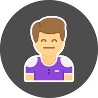 Empathy Flat Grey Circle Style Icon Icon Style vector