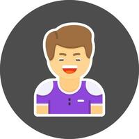 Euphoria Flat Grey Circle Style Icon Icon Style vector