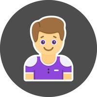 Optimism Flat Grey Circle Style Icon Icon Style vector