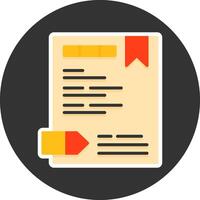 Canonical URL Flat Grey Circle Icon Style vector