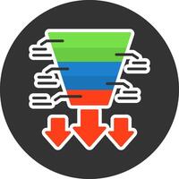 E-commerce tracking Flat Grey Circle Icon Style vector