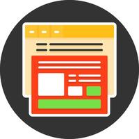 Quality score Flat Grey Circle Icon Style vector