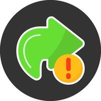 Share Flat Grey Circle Style Icon vector