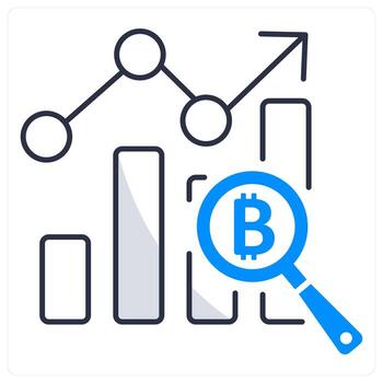 Benchmark and target icon concept vector