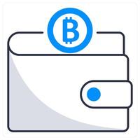 Wallet and money icon concept vector