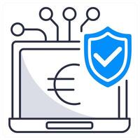 Secure Payment Gateway icon concept vector