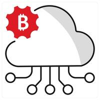 Saas and software icon concept vector