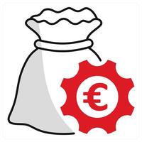 Finance Management and investment icon concept vector