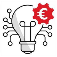Disruptive Innovation and innovation icon concept vector